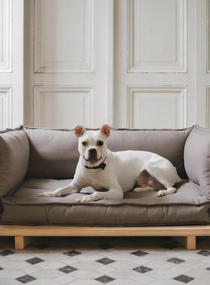 French Linen Pet Bed