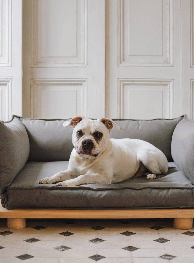 French Linen Pet Bed